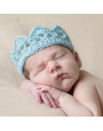 Baby Crochet - Knitted Princess/ Prince Crown/ Tiara Headband (4 colours)